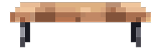 Wooden bench